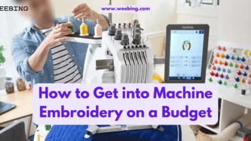 How to Get into Machine Embroidery on a Budget