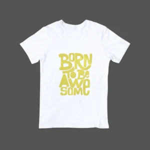 Born To Be Awesome Creative Machine Embroidery Design - PES EXP DST JEF VP3 XXX – 5 Sizes