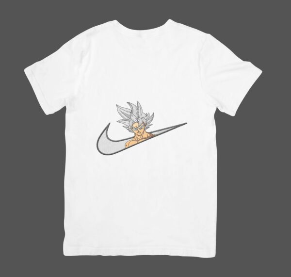 Goku Dragon Ball Nike Embroidery Design - tshirt