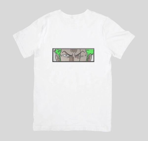 Roronoa Zoro Embroidery Design - tshirt